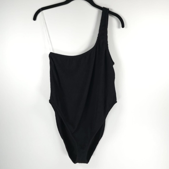 NEW GOOD AMERICAN 🇺🇸 ALWAYS FITS ONE SHOULDER SWIMSUIT PLUS Size 7/8 - 4XL 5XL - Picture 9 of 14